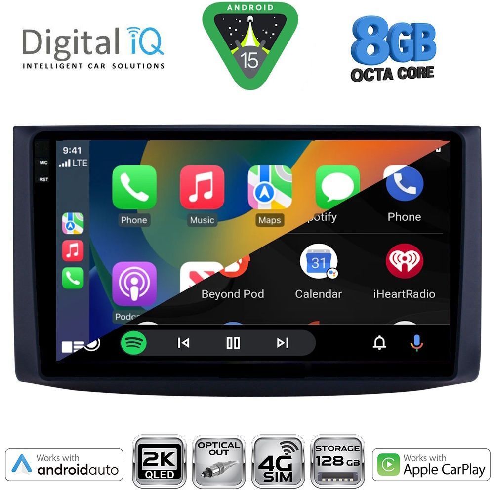DIGITAL IQ BXK 20072_CPAA (9inc) MULTIMEDIA TABLET for CHEVROLET AVEO mod. 2006-2010 - DIGITAL IQ BXK 20072_CPAA