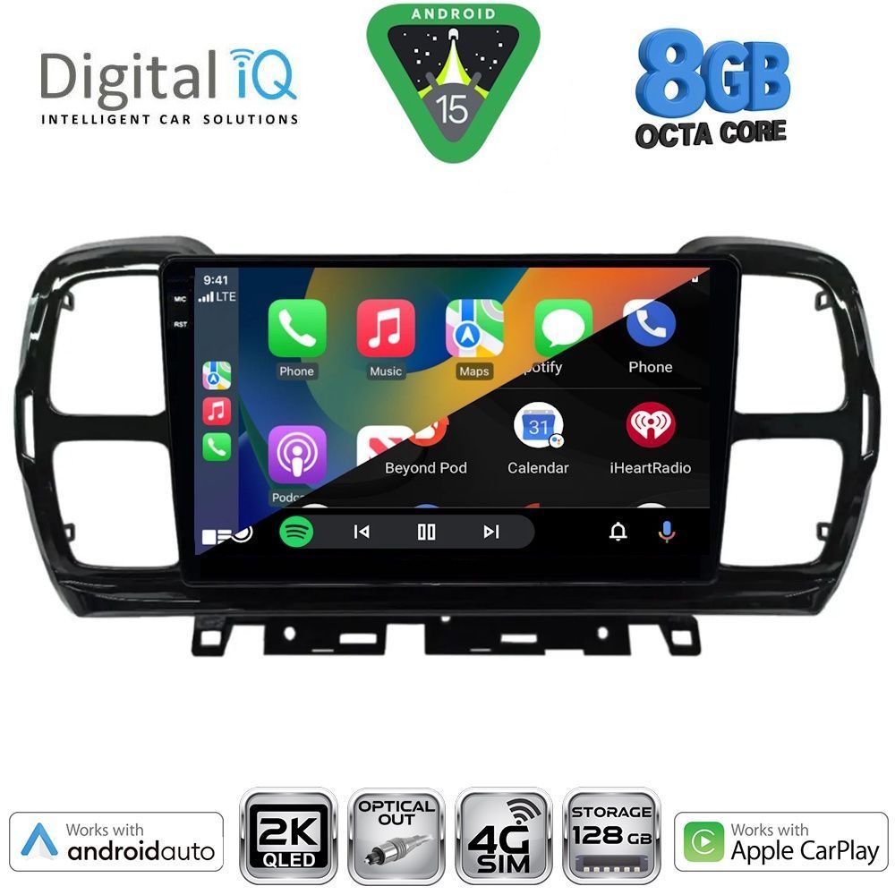DIGITAL IQ BXK 20088_CPAA (9inc) MULTIMEDIA TABLET for CITROEN C5 AIRCROSS mod. 2017-2021