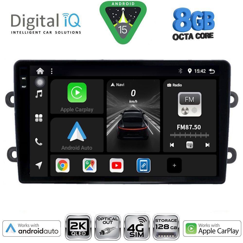 DIGITAL IQ BXK 20102_CPAA (9inc) MULTIMEDIA TABLET for DACIA DUSTER mod. 2012-2019 - DIGITAL IQ BXK 20102_CPAA
