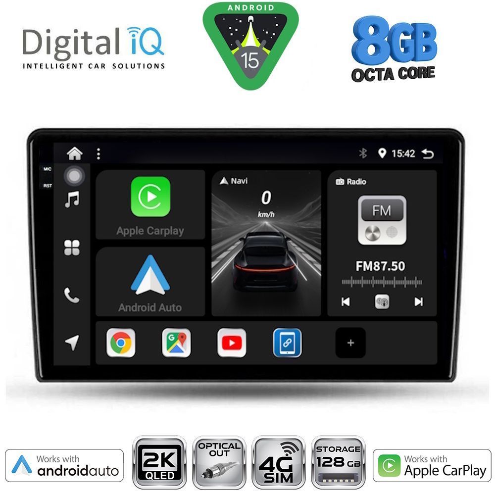 DIGITAL IQ BXK 20103B_CPAA (9inc) MULTIMEDIA TABLET for DACIA DUSTER mod. 2012-2019 - DIGITAL IQ BXK 20103B_CPAA