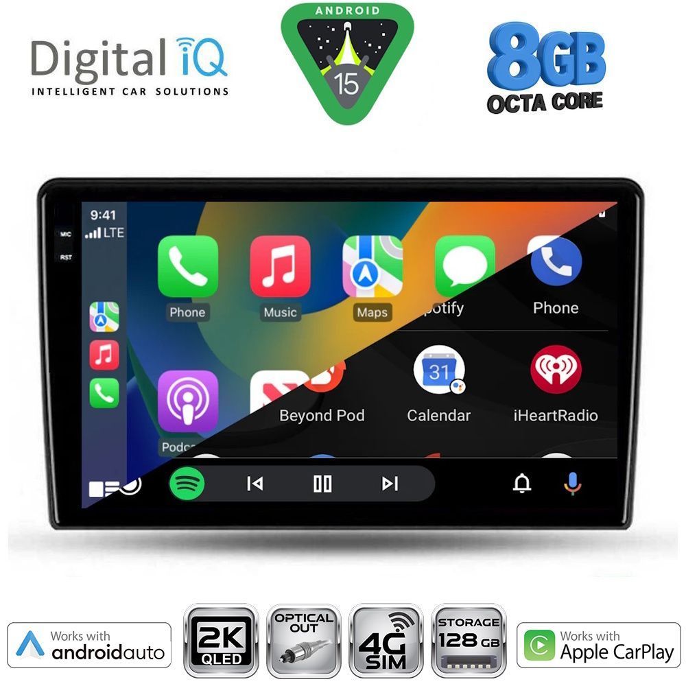 DIGITAL IQ BXK 20103B_CPAA (9inc) MULTIMEDIA TABLET for DACIA DUSTER mod. 2012-2019 - DIGITAL IQ BXK 20103B_CPAA