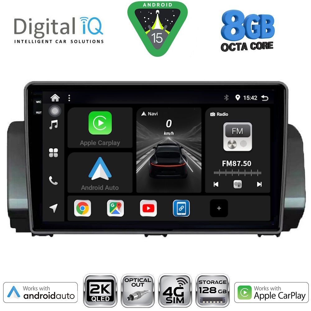 DIGITAL IQ BXK 20109_CPAA (9inc) MULTIMEDIA TABLET for DACIA LOGAN - SANDERO - JOGGER mod. 2020-2026