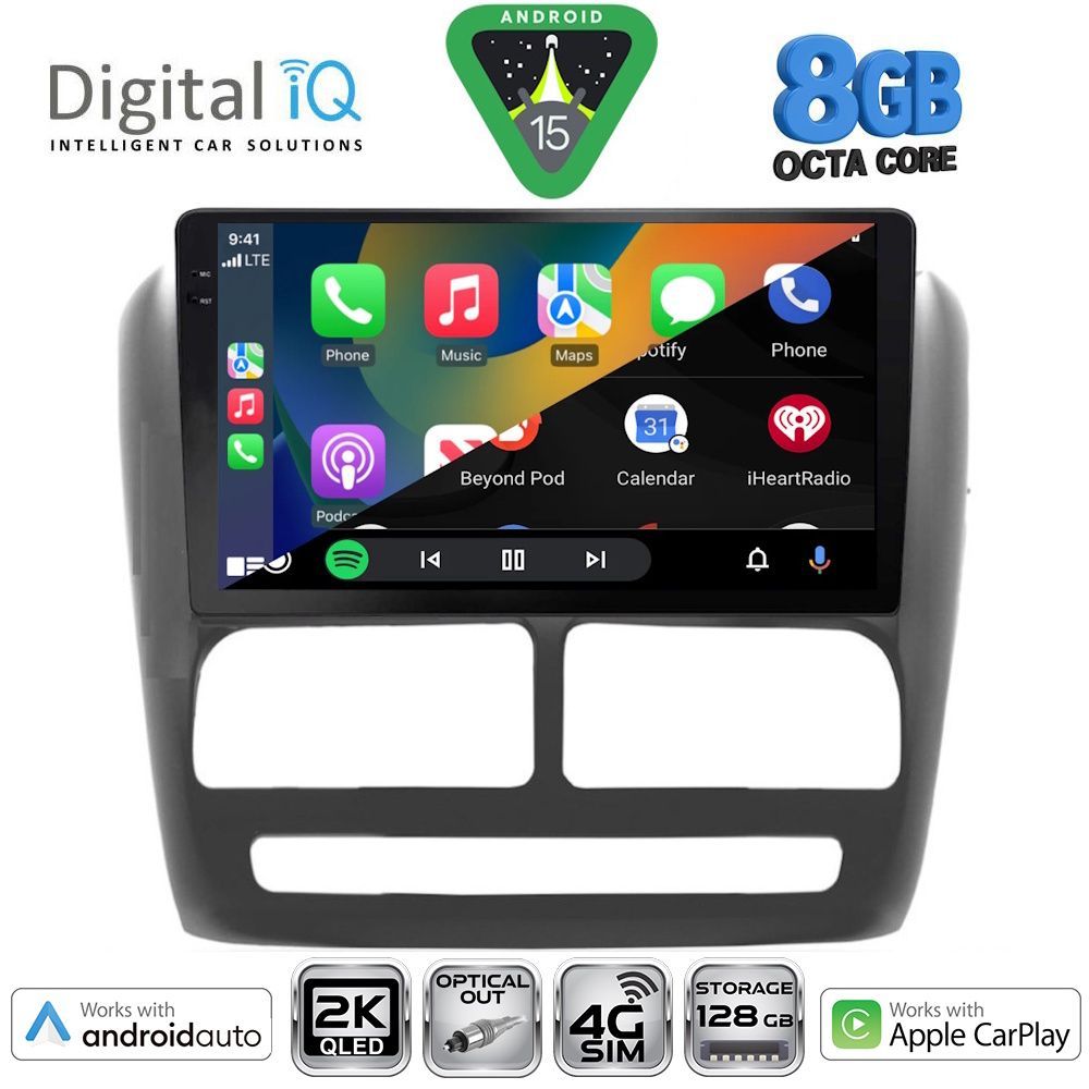 DIGITAL IQ BXK 20137_CPAA (9inc) MULTIMEDIA TABLET for FIAT DOBLO mod. 2010-2015 - DIGITAL IQ BXK 20137_CPAA