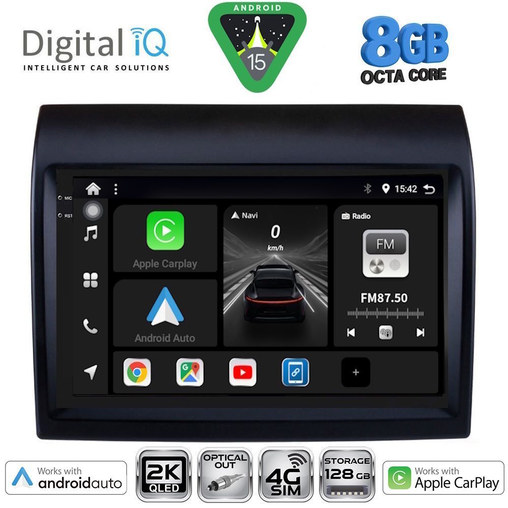 DIGITAL IQ BXK 20141_CPAA (9inc) MULTIMEDIA TABLET for FIAT DUCATO – CITROEN JUMPER – PEUGEOT BOXER mod. 2011-2021 - DIGITAL IQ BXK 20141_CPAA