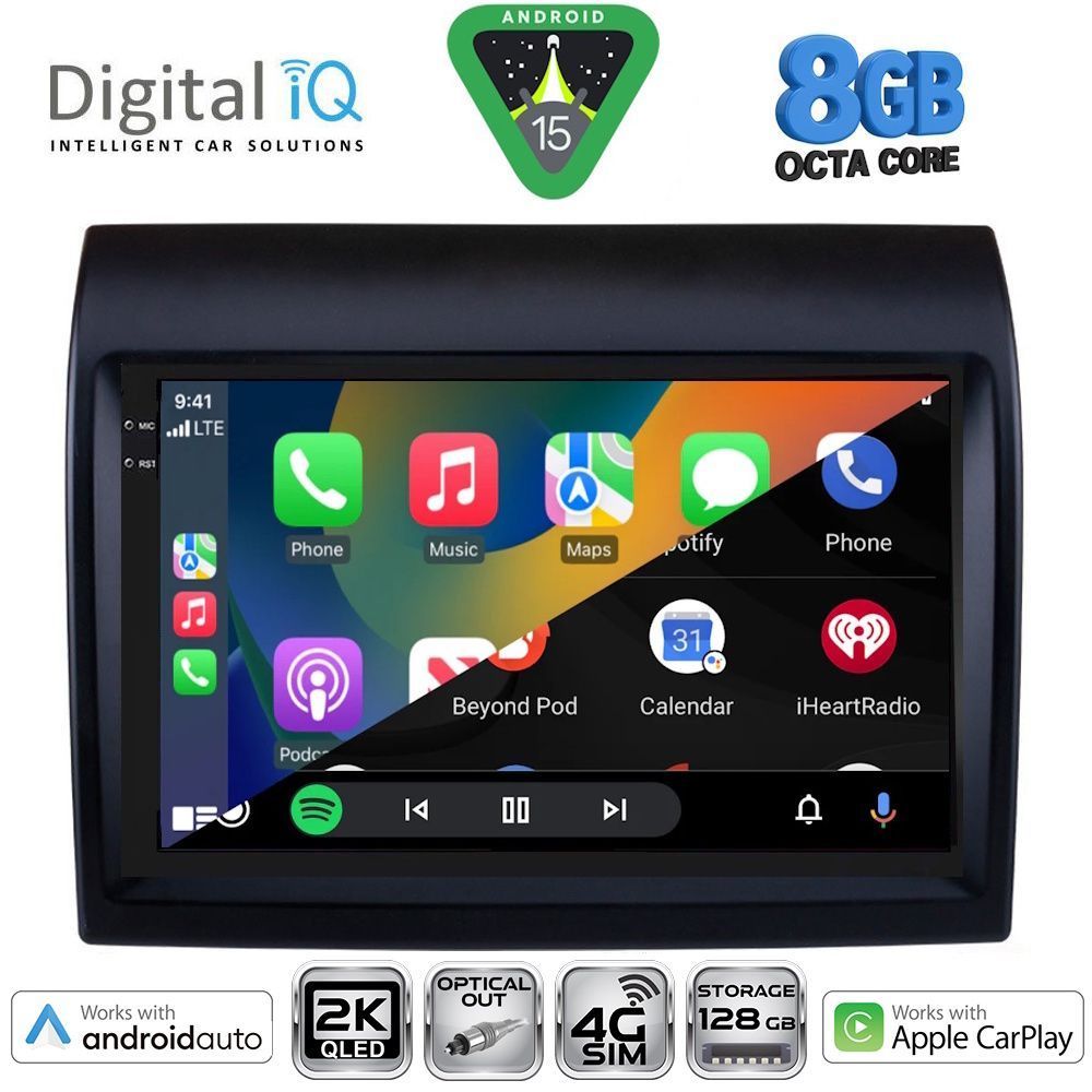 DIGITAL IQ BXK 20141_CPAA (9inc) MULTIMEDIA TABLET for FIAT DUCATO – CITROEN JUMPER – PEUGEOT BOXER mod. 2011-2021 - DIGITAL IQ BXK 20141_CPAA