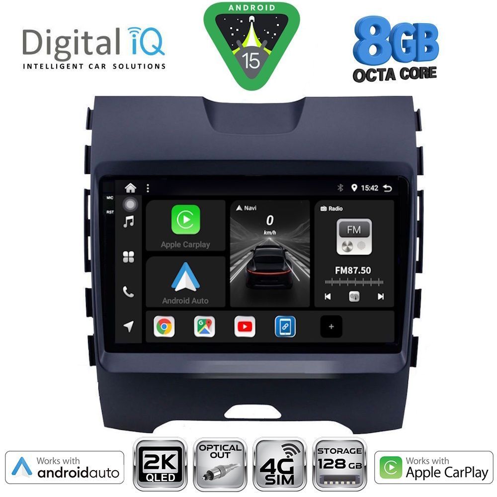 DIGITAL IQ BXK 20152_CPAA (9inc) MULTIMEDIA TABLET for FORD EDGE mod. 2015-2023 - DIGITAL IQ BXK 20152_CPAA