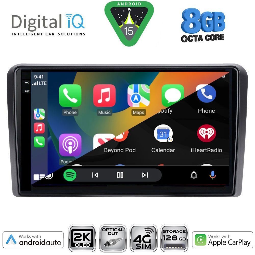 DIGITAL IQ BXK 20168SQ_CPAA (10inc) MULTIMEDIA TABLET for FORD mod. 2004-2007 - DIGITAL IQ BXK 20168SQ_CPAA