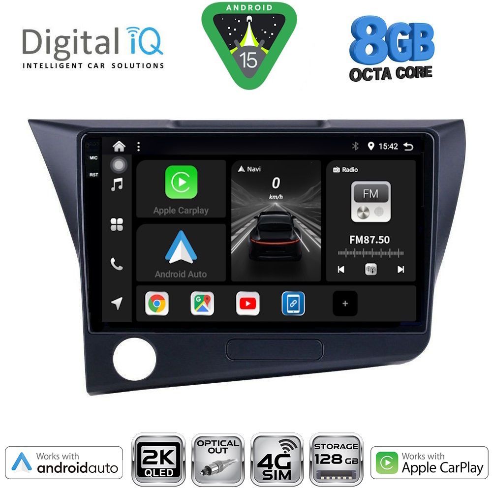 DIGITAL IQ BXK 20203_CPAA (9inc) MULTIMEDIA TABLET for HONDA CRZ mod. 2010-2016 - DIGITAL IQ BXK 20203_CPAA