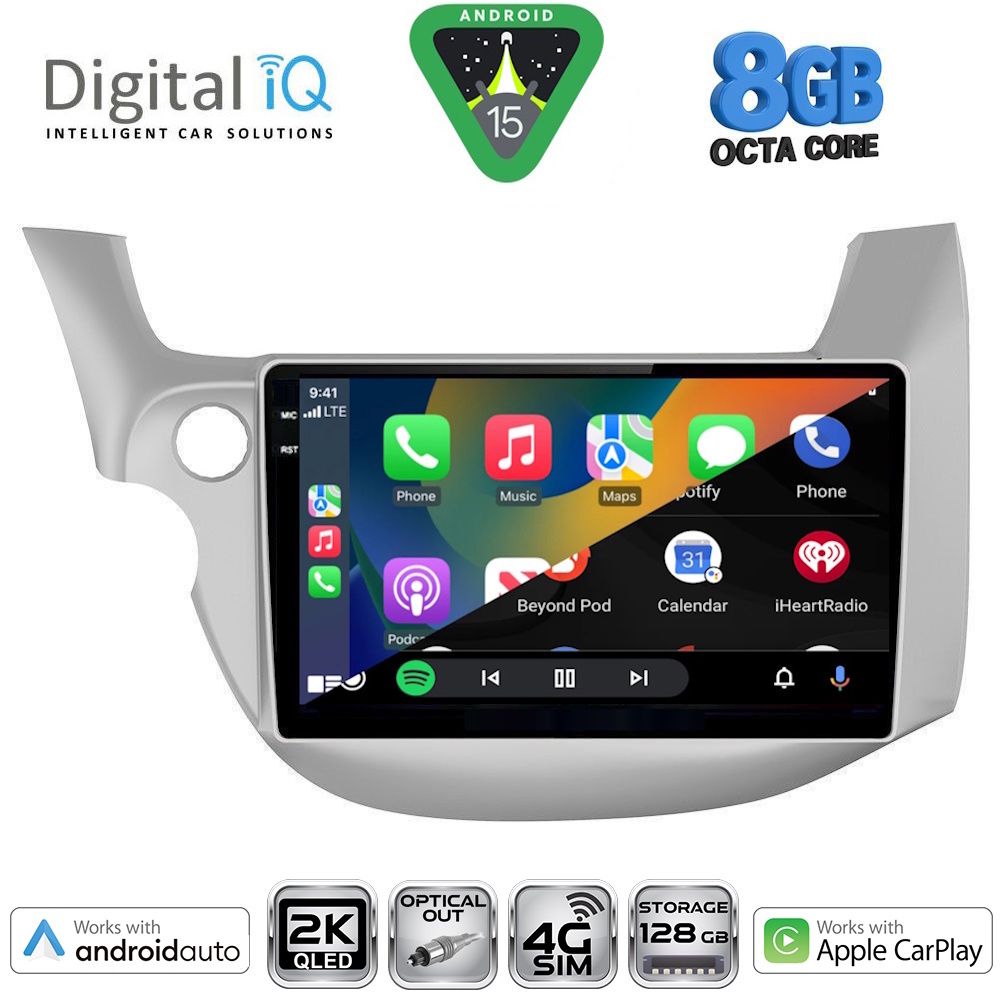 DIGITAL IQ BXK 20211_CPAA (10inc) MULTIMEDIA TABLET for HONDA JAZZ mod. 2008-2012 - DIGITAL IQ BXK 20211_CPAA
