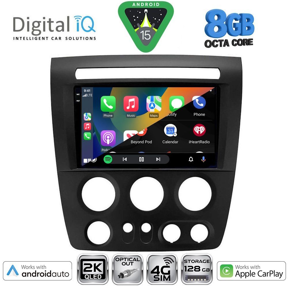 DIGITAL IQ BXK 20218_CPAA (9inc) MULTIMEDIA TABLET for HUMMER H3 mod. 2005-2009 - DIGITAL IQ BXK 20218_CPAA