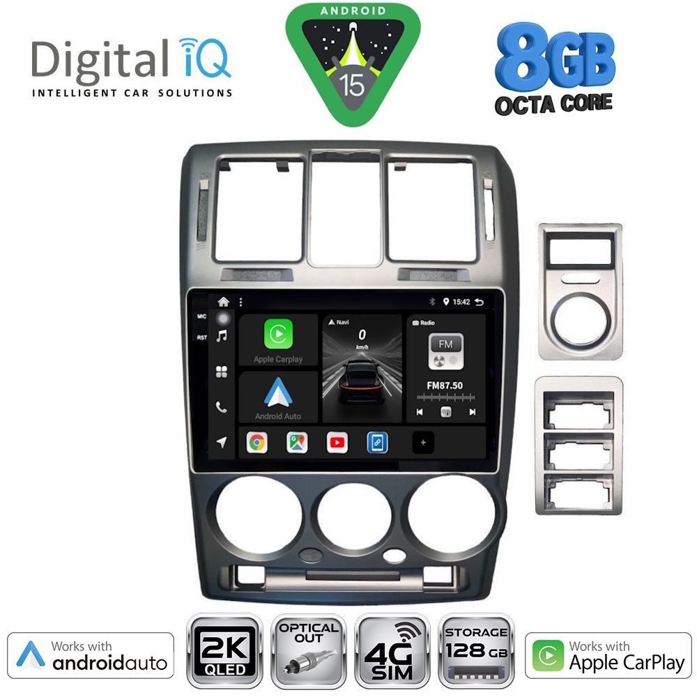 DIGITAL IQ BXK 20222GR_CPAA (9inc) MULTIMEDIA TABLET for HYUNDAI GETZ mod. 2002-2011 (GREY) - DIGITAL IQ BXK 20222_CPAA