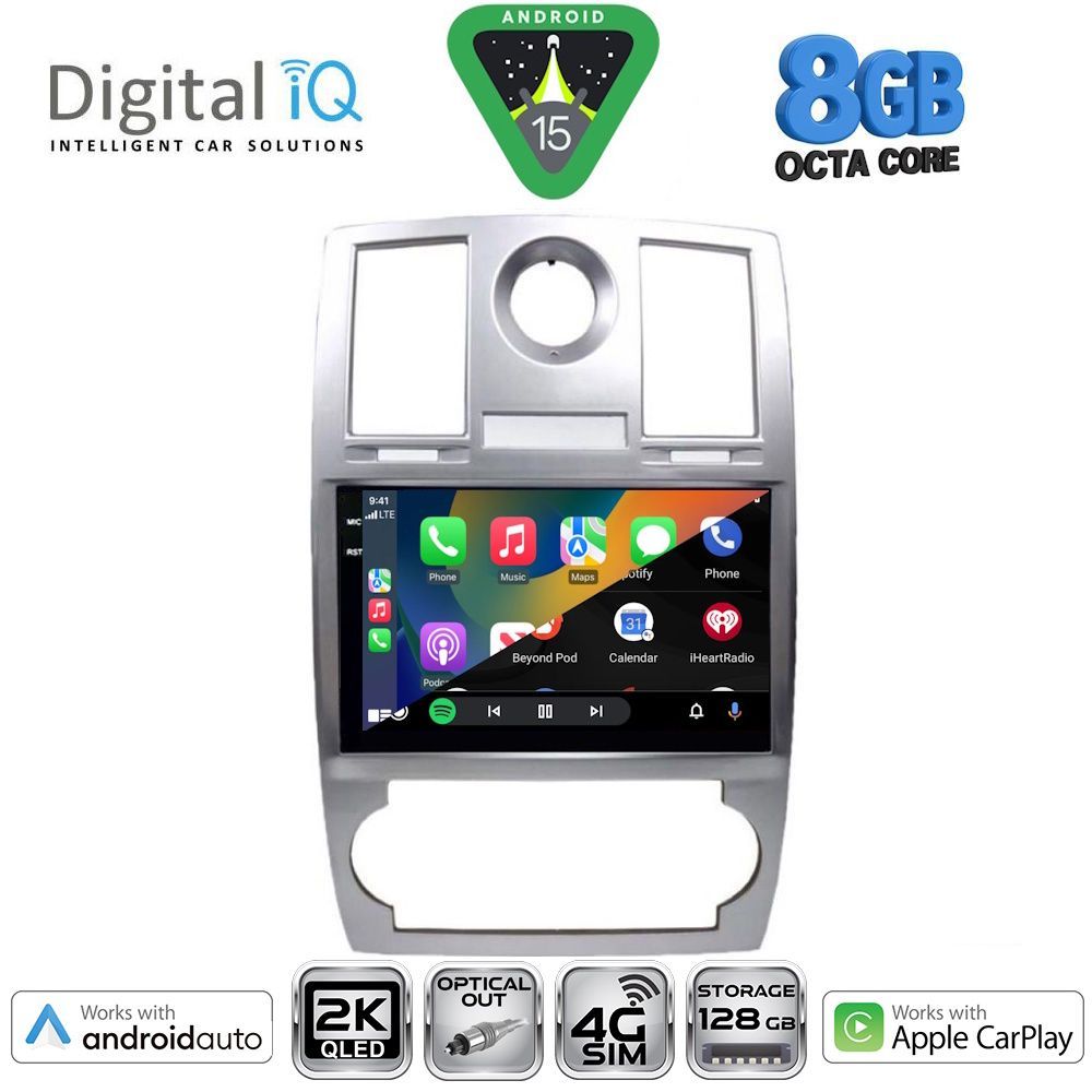 DIGITAL IQ BXK 20285_CPAA (9inc) MULTIMEDIA TABLET for CHRYSLER 300C mod. 2005-2010 - DIGITAL IQ BXK 20285_CPAA