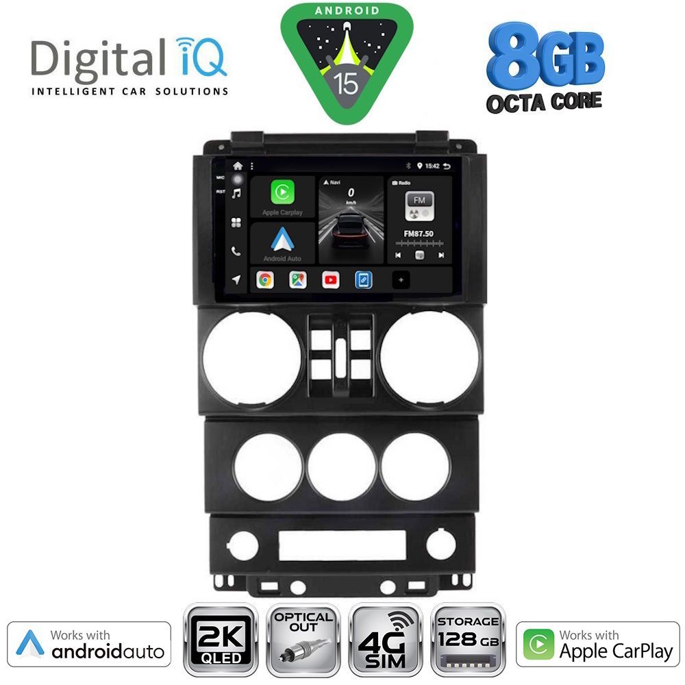 DIGITAL IQ BXK 20294_CPAA (9inc) MULTIMEDIA TABLET for JEEP WRANGLER  mod. 2006-2011 - DIGITAL IQ BXK 20294_CPAA