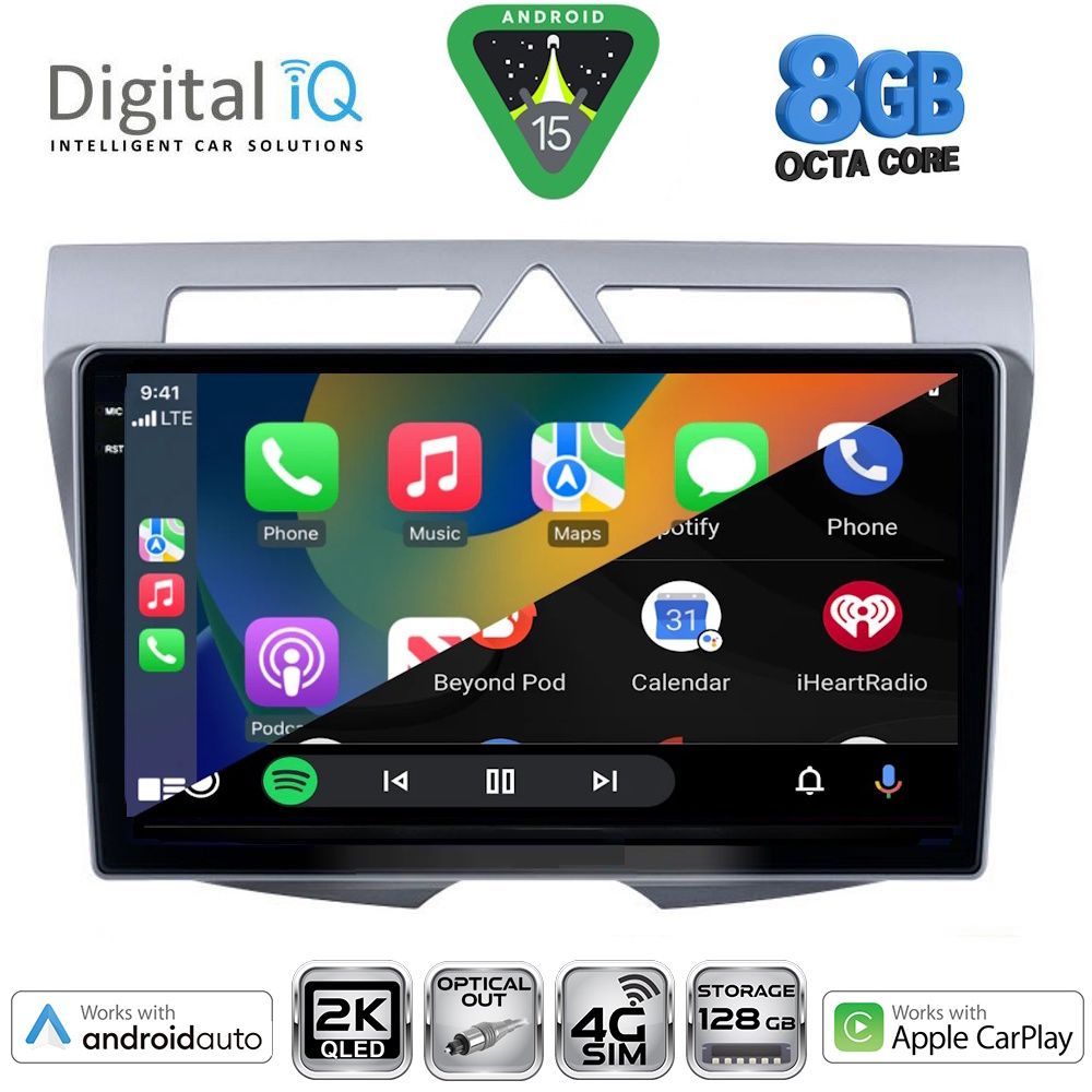 DIGITAL IQ BXK 20307_CPAA (9inc) MULTIMEDIA TABLET for KIA PICANTO mod. 2008-2011 - DIGITAL IQ BXK 20307_CPAA
