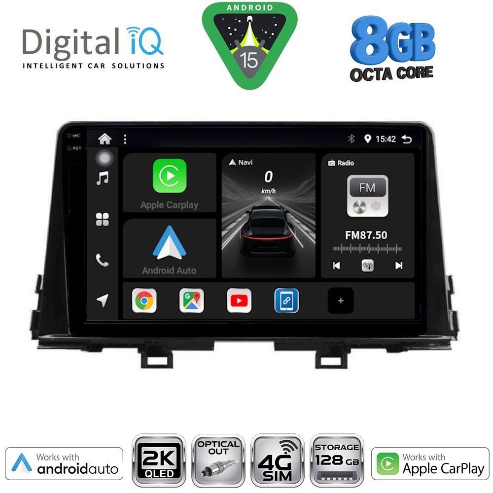 DIGITAL IQ BXK 20309_CPAA (9inc) MULTIMEDIA TABLET for KIA PICANTO mod. 2017-2021 - DIGITAL IQ BXK 20309_CPAA