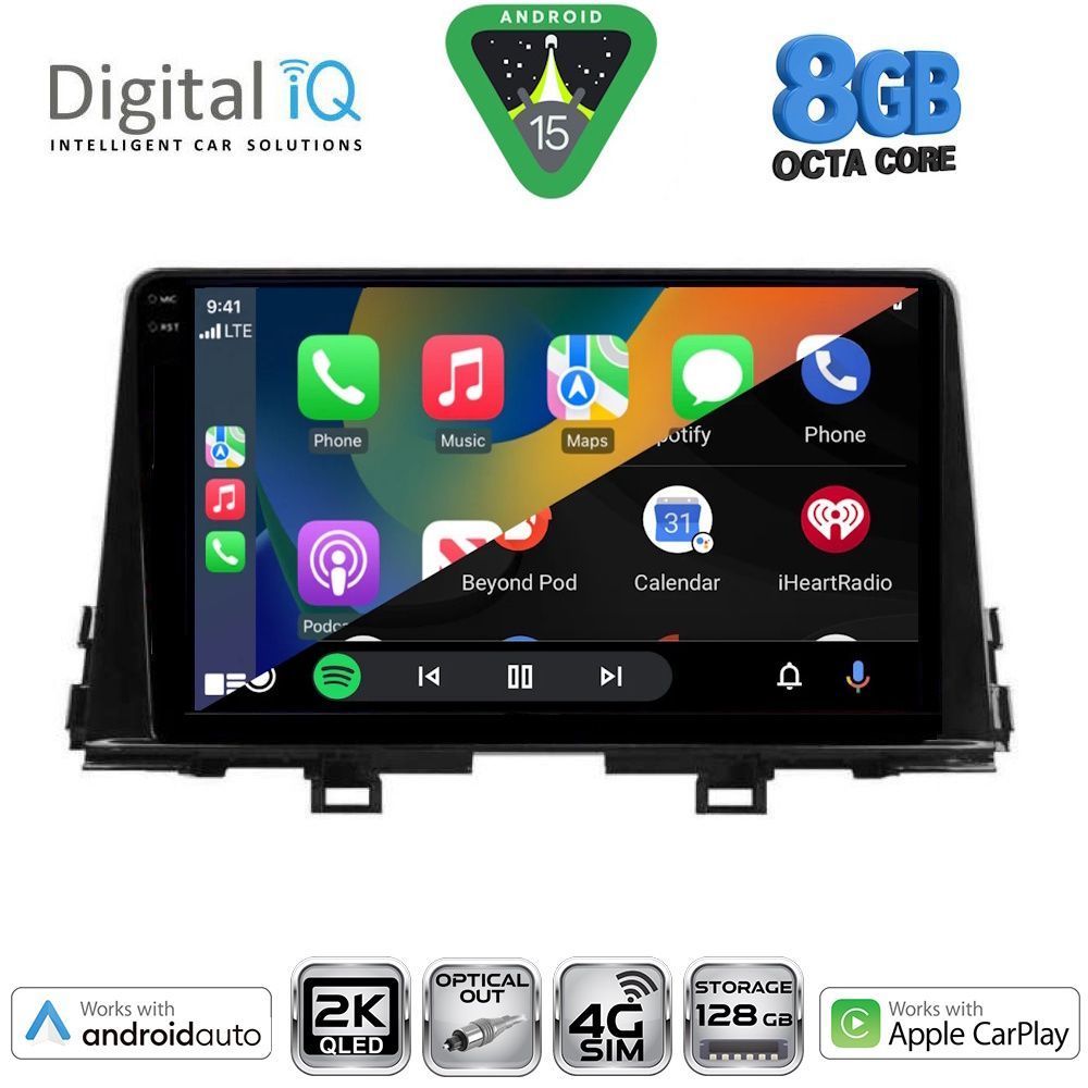 DIGITAL IQ BXK 20310_CPAA (9inc) MULTIMEDIA TABLET for KIA PICANTO mod. 2021-2026 - DIGITAL IQ BXK 20310_CPAA