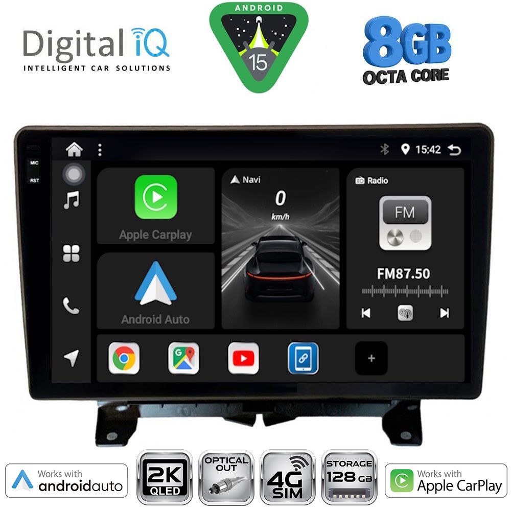 DIGITAL IQ BXK 20332_CPAA (9inc) MULTIMEDIA TABLET for LAND ROVER DISCOVERY 3 - RANGE ROVER SPORT mod. 2004-2009 - DIGITAL IQ BXK 20332_CPAA