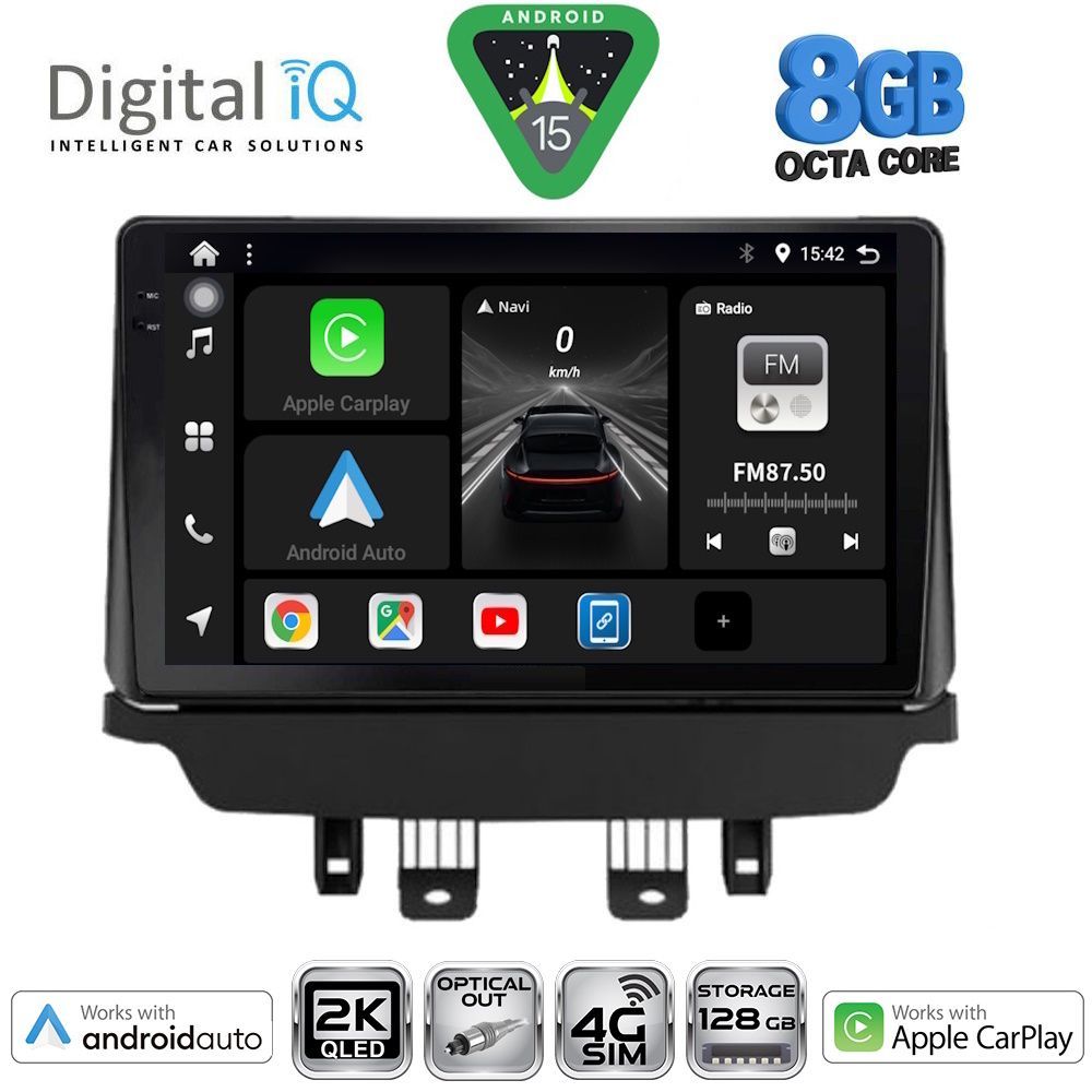 DIGITAL IQ BXK 20362_CPAA (9inc) MULTIMEDIA TABLET for MAZDA 2 mod. 2014-2023 - DIGITAL IQ BXK 20362_CPAA
