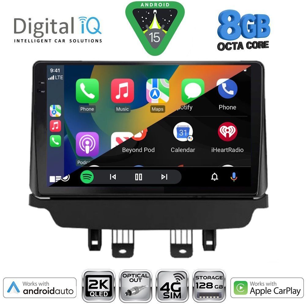 DIGITAL IQ BXK 20362_CPAA (9inc) MULTIMEDIA TABLET for MAZDA 2 mod. 2014-2023 - DIGITAL IQ BXK 20362_CPAA