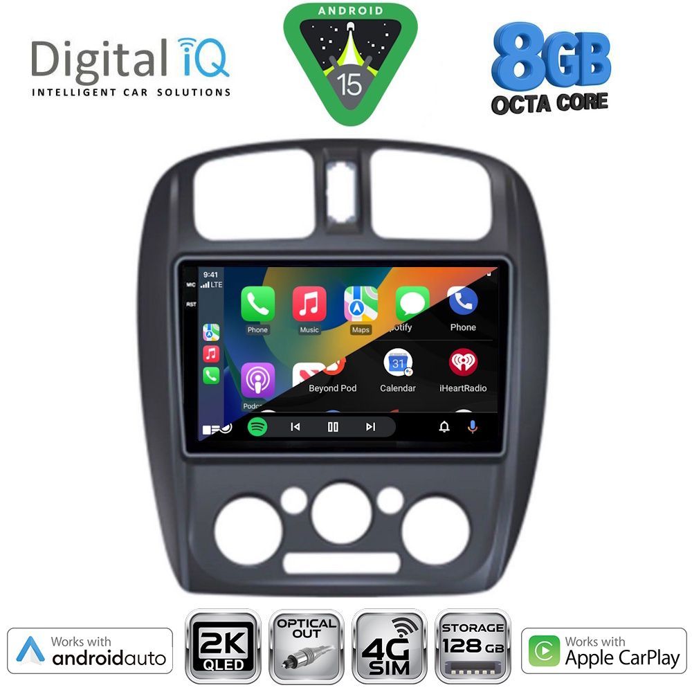 DIGITAL IQ BXK 20363_CPAA (9inc) MULTIMEDIA TABLET for MAZDA 323  mod. 1998-2004 - DIGITAL IQ BXK 20363_CPAA