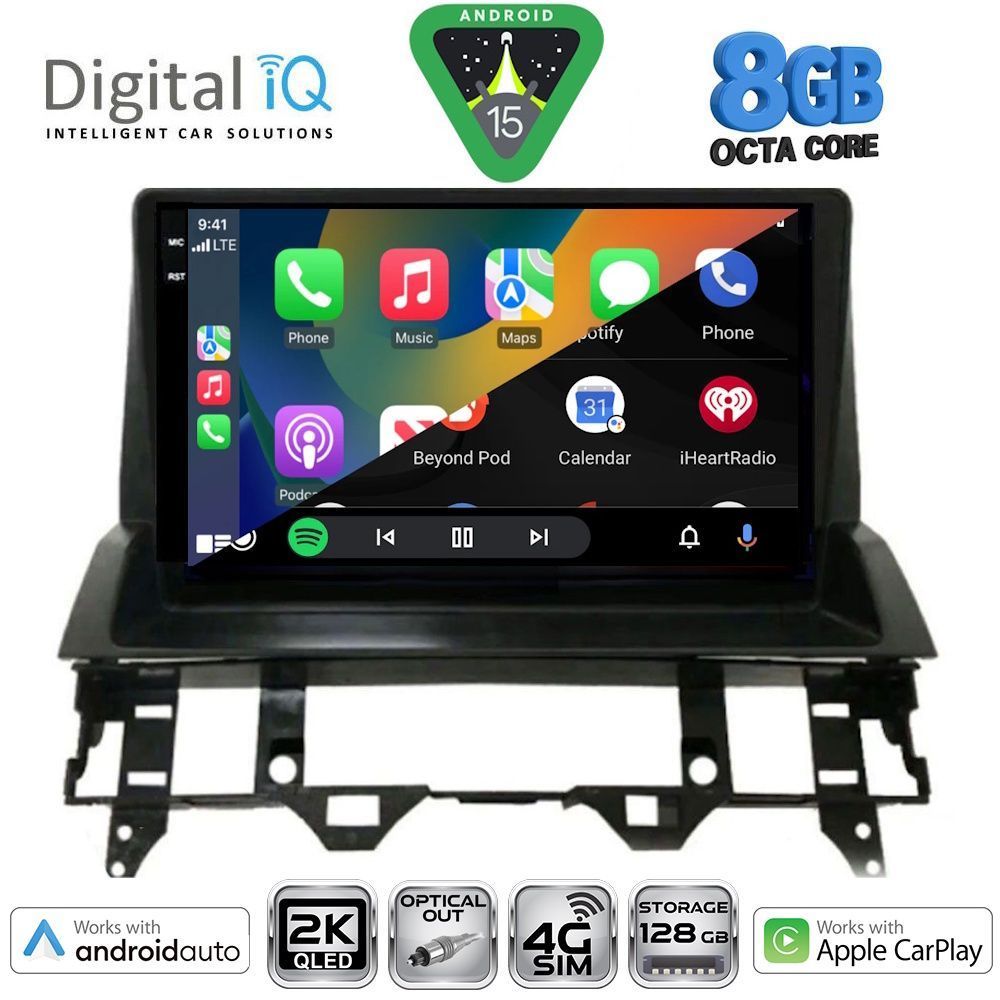 DIGITAL IQ BXK 20376_CPAA DASH (10inc) MULTIMEDIA TABLET for MAZDA 6 mod. 2002-2008 - DIGITAL IQ BXK 20376_CPAA