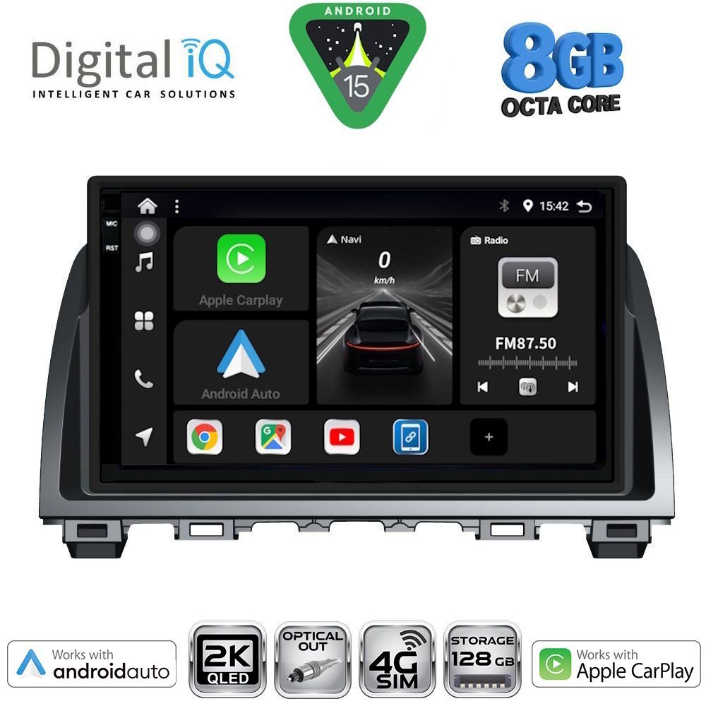 DIGITAL IQ BXK 20378_CPAA (9inc) MULTIMEDIA TABLET for MAZDA 6 mod. 2012-2017 - DIGITAL IQ BXK 20378_CPAA