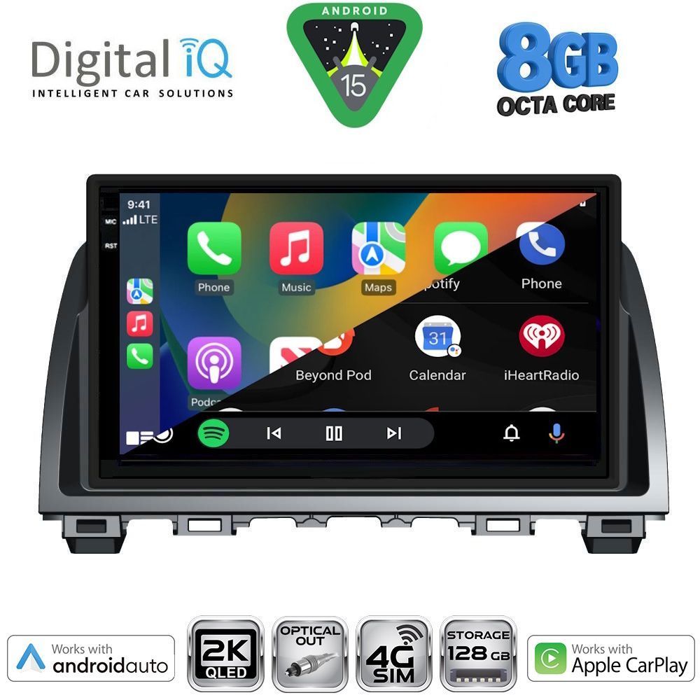 DIGITAL IQ BXK 20378_CPAA (9inc) MULTIMEDIA TABLET for MAZDA 6 mod. 2012-2017 - DIGITAL IQ BXK 20378_CPAA