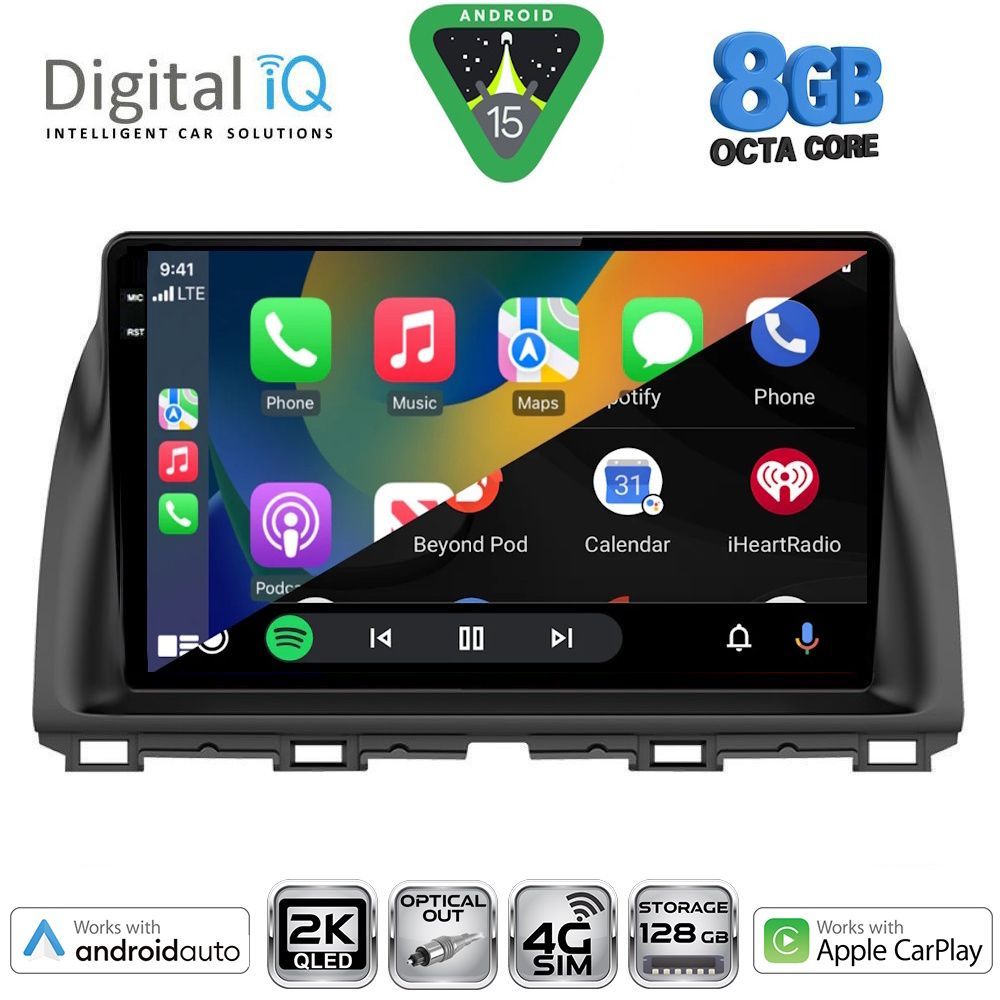DIGITAL IQ BXK 20380_CPAA (10inc) MULTIMEDIA TABLET for MAZDA  CX5 mod. 2013-2017 - DIGITAL IQ BXK 20380_CPAA