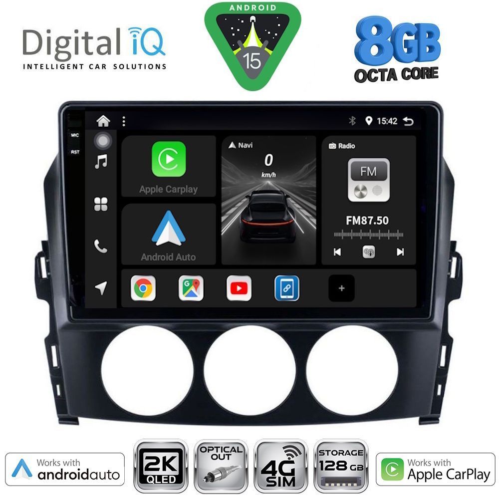 DIGITAL IQ BXK 20392_CPAA (9inc) MULTIMEDIA TABLET for MAZDA MX5 mod. 2005-2015 - DIGITAL IQ BXK 20392_CPAA