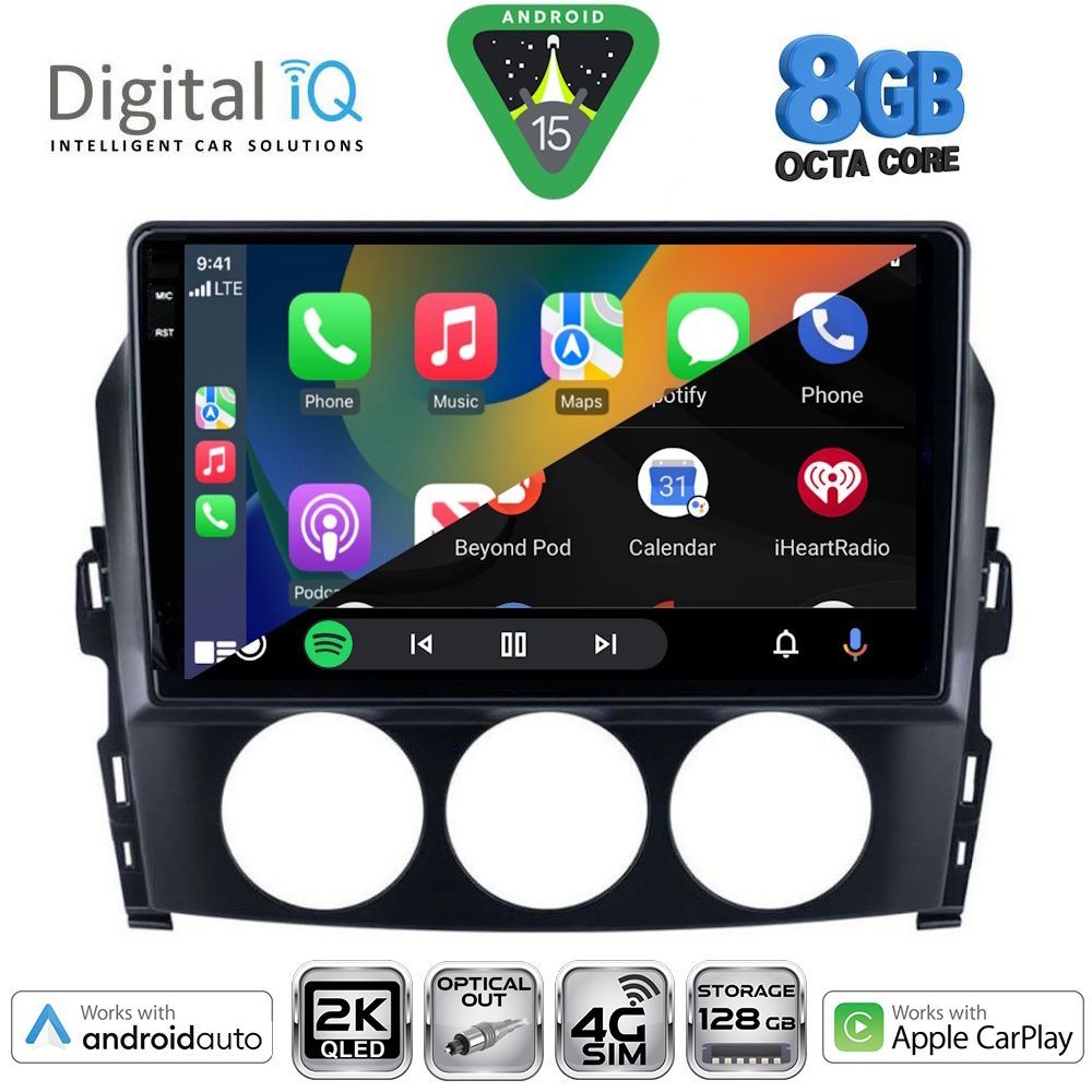 DIGITAL IQ BXK 20392_CPAA (9inc) MULTIMEDIA TABLET for MAZDA MX5 mod. 2005-2015 - DIGITAL IQ BXK 20392_CPAA