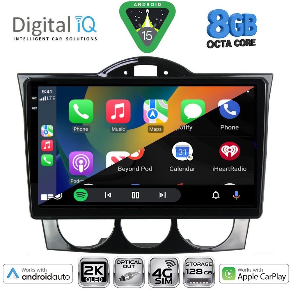 DIGITAL IQ BXK 20394_CPAA (9inc) MULTIMEDIA TABLET for MAZDA RX8 mod. 2001-2008 - DIGITAL IQ BXK 20394_CPAA