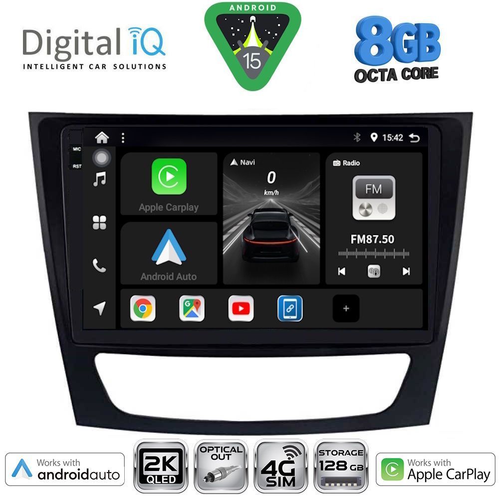 DIGITAL IQ BXK 20408_CPAA (9inc) MULTIMEDIA TABLET for MERCEDES E (W211) – CLS (W219) mod. 2003-2009 - DIGITAL IQ BXK 20408_CPAA