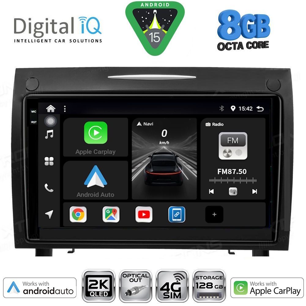 DIGITAL IQ BXK 20419_CPAA (9inc) MULTIMEDIA TABLET for MERCEDES SLK R171 mod. 2004-2010 - DIGITAL IQ BXK 20419_CPAA