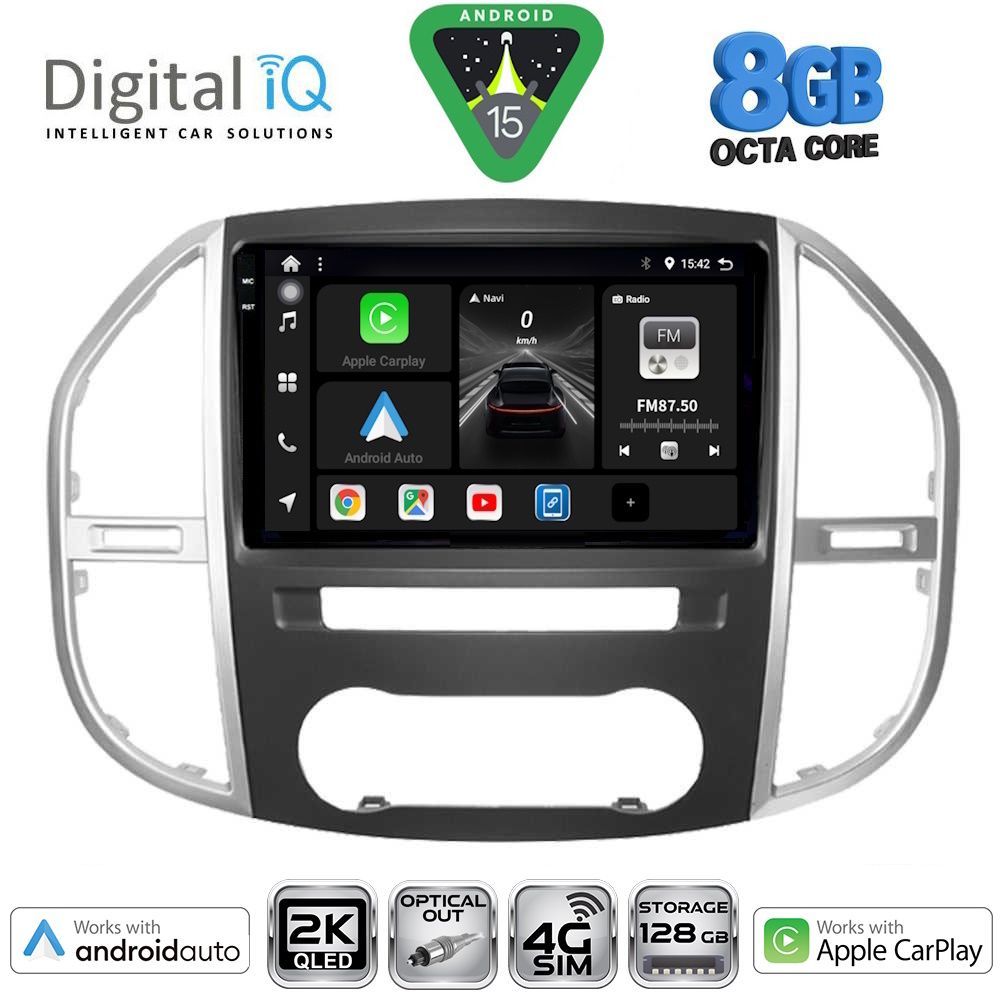 DIGITAL IQ BXK 20429_CPAA (10inc) MULTIMEDIA TABLET for MERCEDES VITO – VIANO  (W447) mod. 2015> - DIGITAL IQ BXK 20429_CPAA