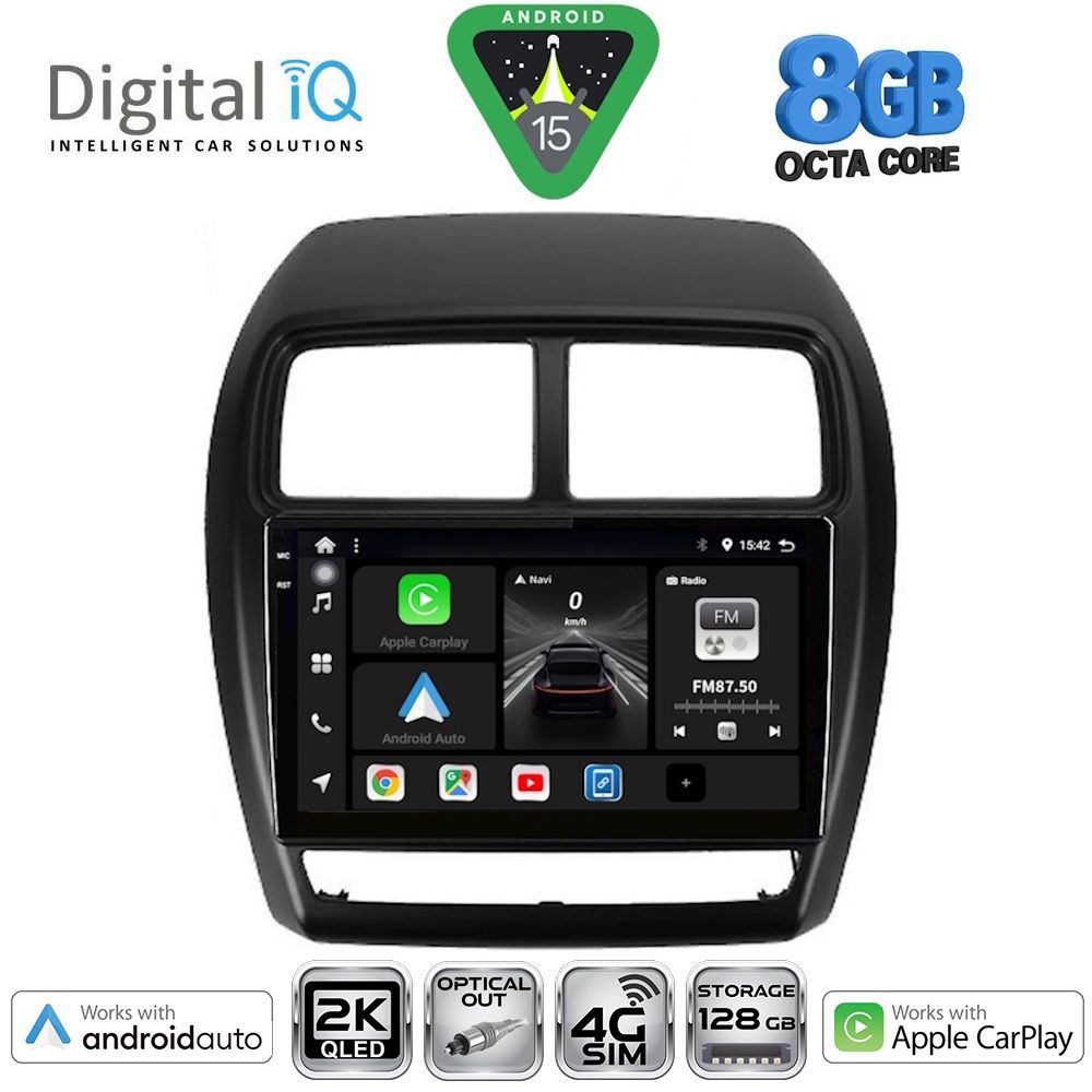 DIGITAL IQ BXK 20431_CPAA (9inc) MULTIMEDIA TABLET for MITSUBISHI ASX mod. 2020-2023 - DIGITAL IQ BXK 20431_CPAA