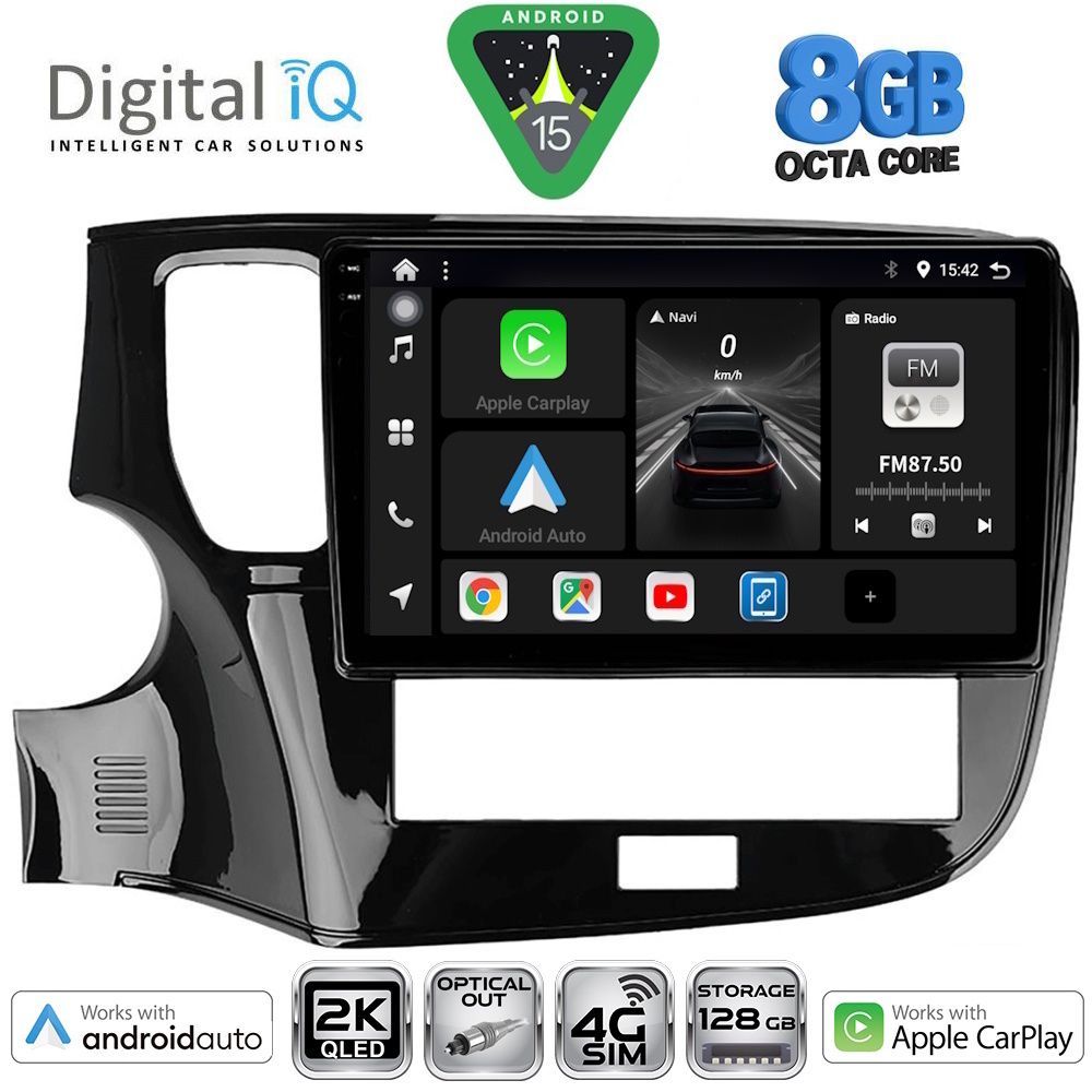 DIGITAL IQ BXK 20440_CPAA (10inc) MULTIMEDIA TABLET for MITSUBISHI OUTLANDER mod. 2020-2022 - DIGITAL IQ BXK 20440_CPAA