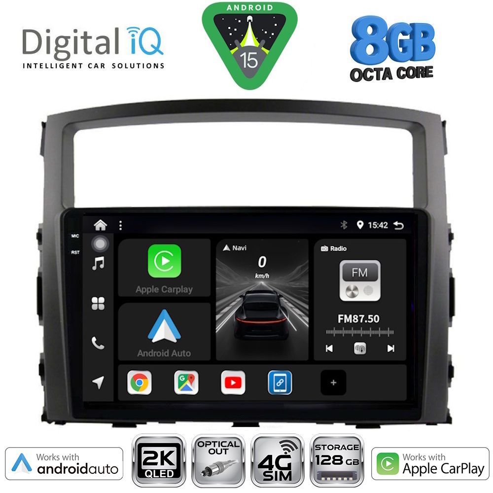 DIGITAL IQ BXK 20446_CPAA (9inc) MULTIMEDIA TABLET for MITSUBISHI PAJERO mod. 2006-2013 - DIGITAL IQ BXK 20446_CPAA