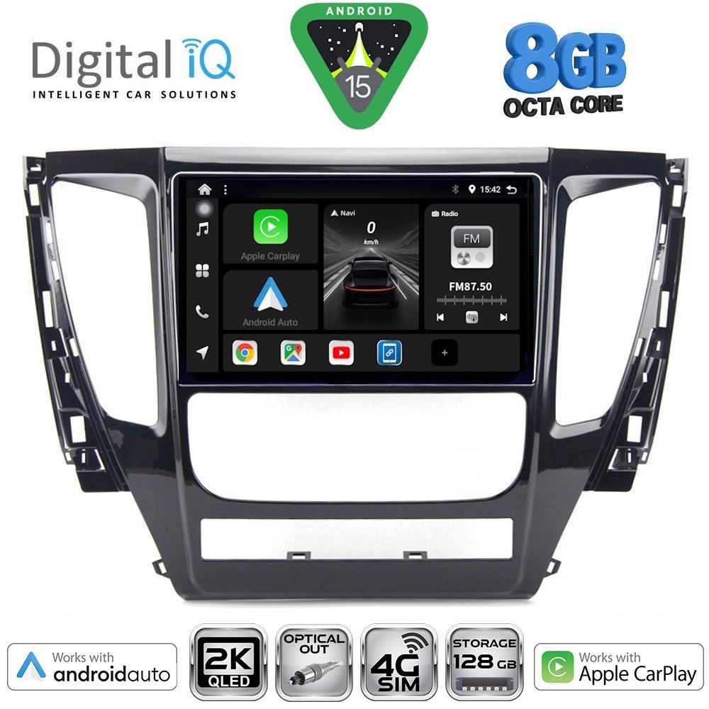 DIGITAL IQ BXK 20447A_CPAA (9inc) MULTIMEDIA TABLET for MITSUBISHI PAJERO mod. 2013-2020 - DIGITAL IQ BXK 20447_CPAA