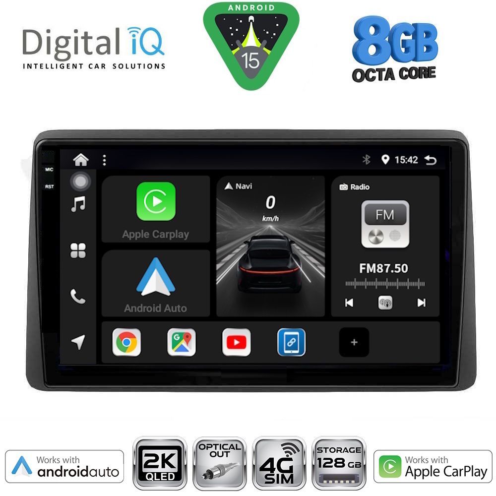 DIGITAL IQ BXK 20450_CPAA (10inc) MULTIMEDIA TABLET for NISSAN NAVARA D22 mod. 1998-2004 - DIGITAL IQ BXK 20450_CPAA