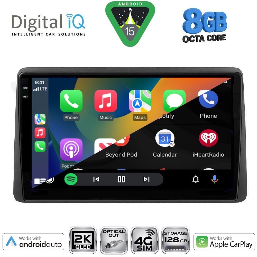 DIGITAL IQ BXK 20450_CPAA (10inc) MULTIMEDIA TABLET for NISSAN NAVARA D22 mod. 1998-2004 - DIGITAL IQ BXK 20450_CPAA