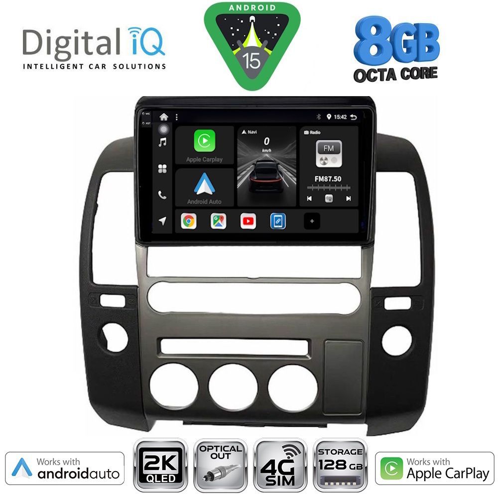 DIGITAL IQ BXK 20454_CPAA (ORIG.NAVI) (9inc) MULTIMEDIA TABLET for NISSAN NAVARA D40 mod. 2006-2011 με Original Navi - DIGITAL IQ BXK 20454NAVI_CPAA