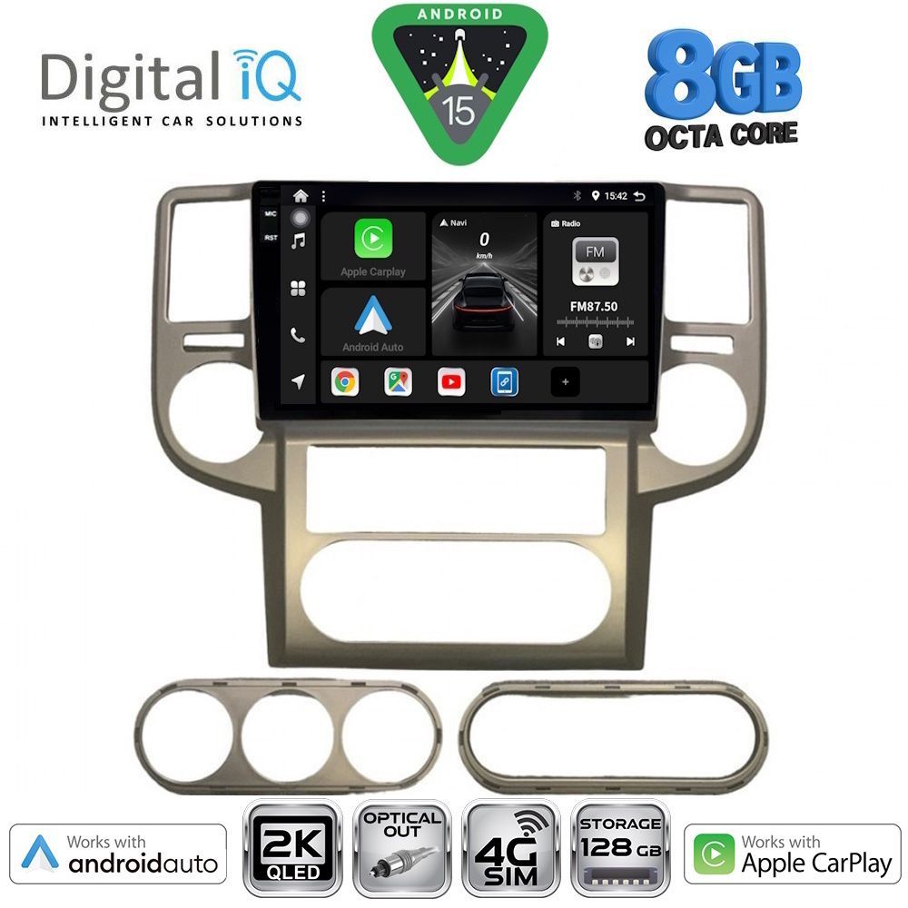 DIGITAL IQ BXK 20475_CPAA (10inc) MULTIMEDIA TABLET for NISSAN XTRAIL mod. 2004-2007 - DIGITAL IQ BXK 20475_CPAA