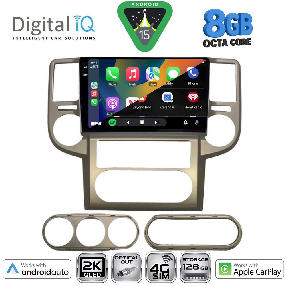 DIGITAL IQ BXK 20475_CPAA (10inc) MULTIMEDIA TABLET for NISSAN XTRAIL mod. 2004-2007 - DIGITAL IQ BXK 20475_CPAA