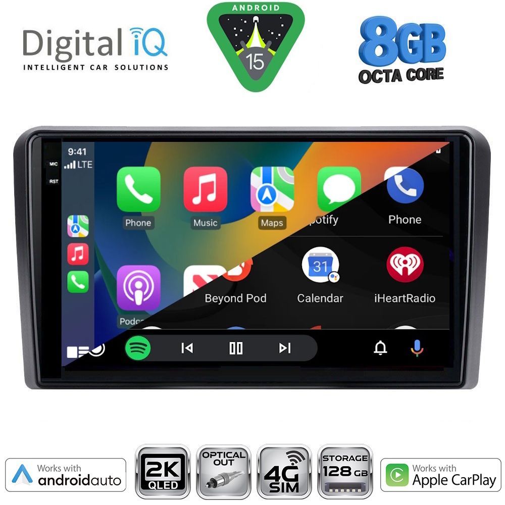 DIGITAL IQ BXK 20481BL_CPAA (9inc) MULTIMEDIA TABLET for OPEL ALL mod. 2004-2014 (BLACK) - DIGITAL IQ BXK 20481_CPAA