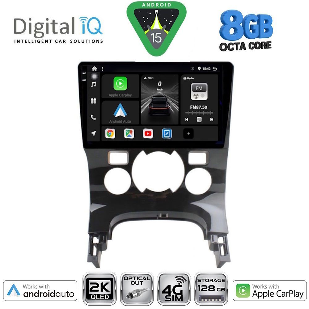 DIGITAL IQ BXK 20515_CPAA CLIMA (9inc) MULTIMEDIA TABLET for PEUGEOT 3008 mod. 2008-2016 με CLIMA - DIGITAL IQ BXK 20515_CPAA CL