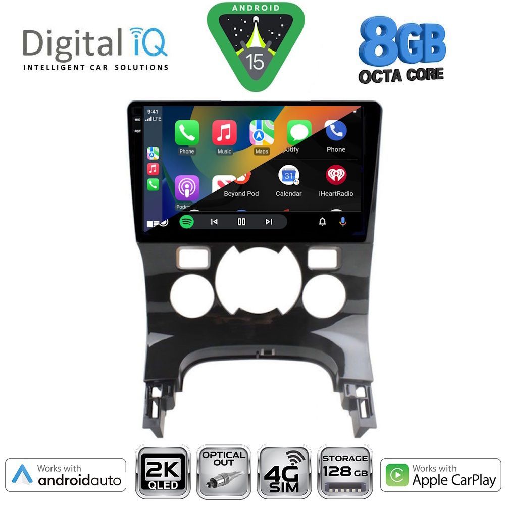 DIGITAL IQ BXK 20515_CPAA CLIMA (9inc) MULTIMEDIA TABLET for PEUGEOT 3008 mod. 2008-2016 με CLIMA - DIGITAL IQ BXK 20515_CPAA CL