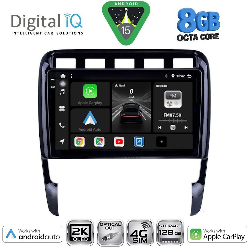 DIGITAL IQ BXK 20535_CPAA (9inc) MULTIMEDIA TABLET for PORSCHE CAYENNE mod. 2002-2011 - DIGITAL IQ BXK 20535_CPAA