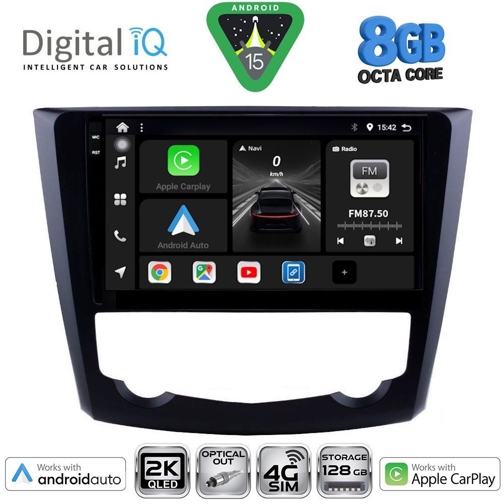 DIGITAL IQ BXK 20549_CPAA (9inc) MULTIMEDIA TABLET for RENAULT KADJAR mod. 2015-2022 - DIGITAL IQ BXK 20549_CPAA