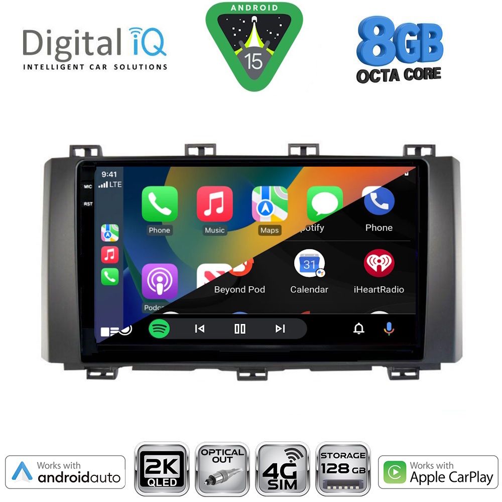 DIGITAL IQ BXK 20568_CPAA (9inc) MULTIMEDIA TABLET for SEAT ATECA mod. 2017-2026 - DIGITAL IQ BXK 20568_CPAA
