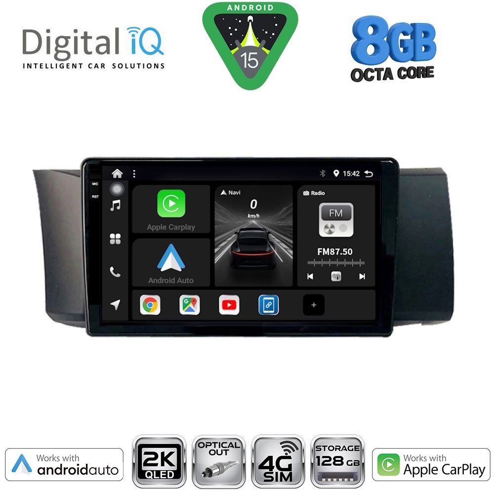 DIGITAL IQ BXK 20669_CPAA (9inc) MULTIMEDIA TABLET for TOYOTA GT86 - SUBARU BRZ mod. 2012-2026 - DIGITAL IQ BXK 20669_CPAA